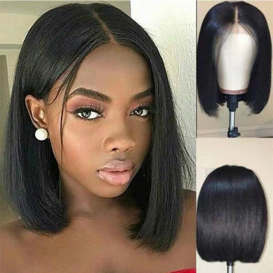 Women Short Human Hair Wigs ( Bob Brazilian  Style)