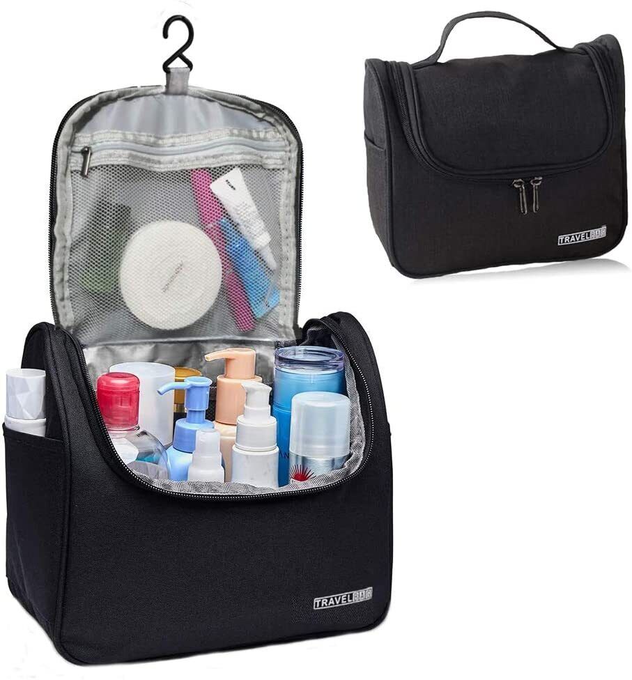 Travel Toiletry Bag For Men & Women (Cosmetics Makeup & Shaving Organizer)