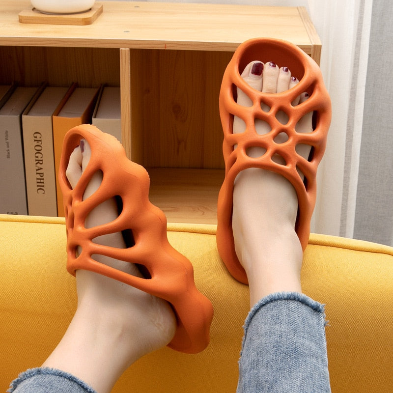 SpiderShoo Slippers (Cut-out Platform Slippers Women & Men)