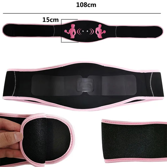 Wireless Weight Loss Abdominal Muscle Stimulator Training Belts (Electric Weight Loss Fitness Body Slimming Massager Unisex)