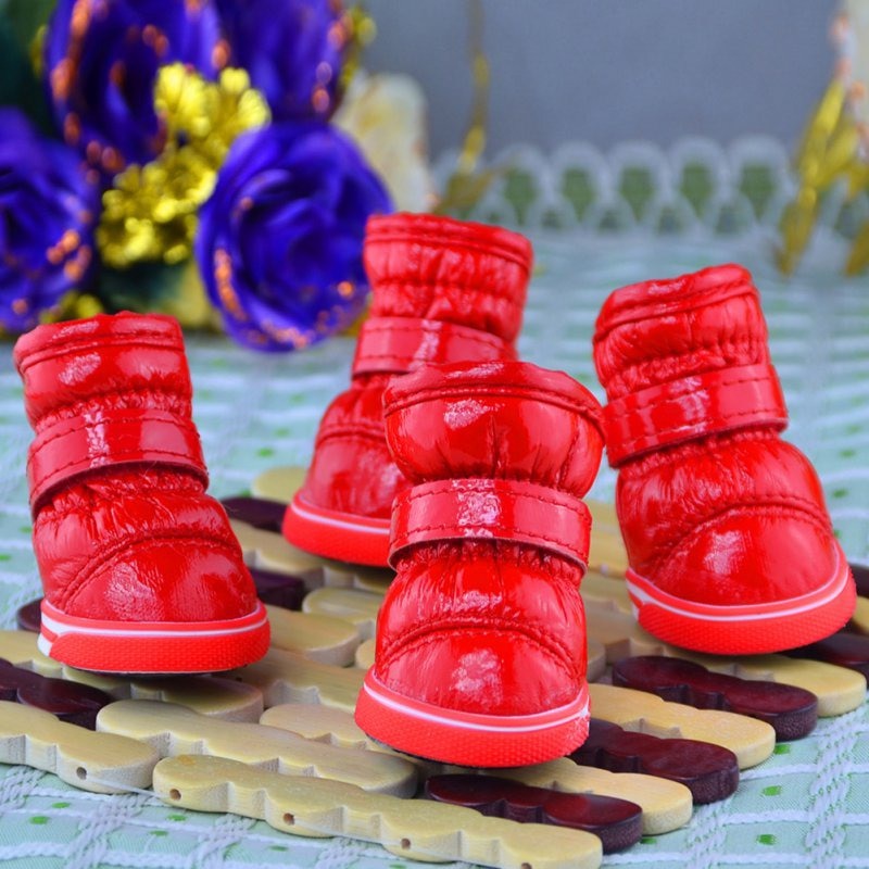 Lollipop Dogs Shoes Waterproof (Small Medium Larges Dog) (4Pcs/set)