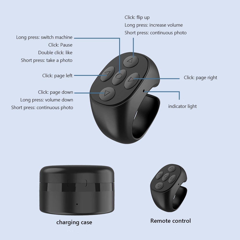 Ring Remote Control (Portable Bluetooth )