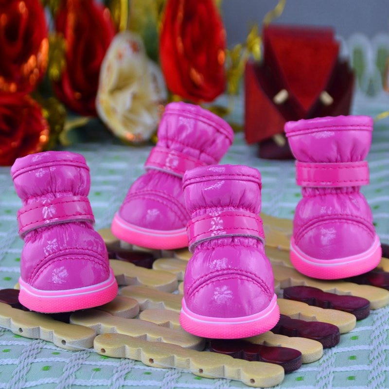 Lollipop Dogs Shoes Waterproof (Small Medium Larges Dog) (4Pcs/set)