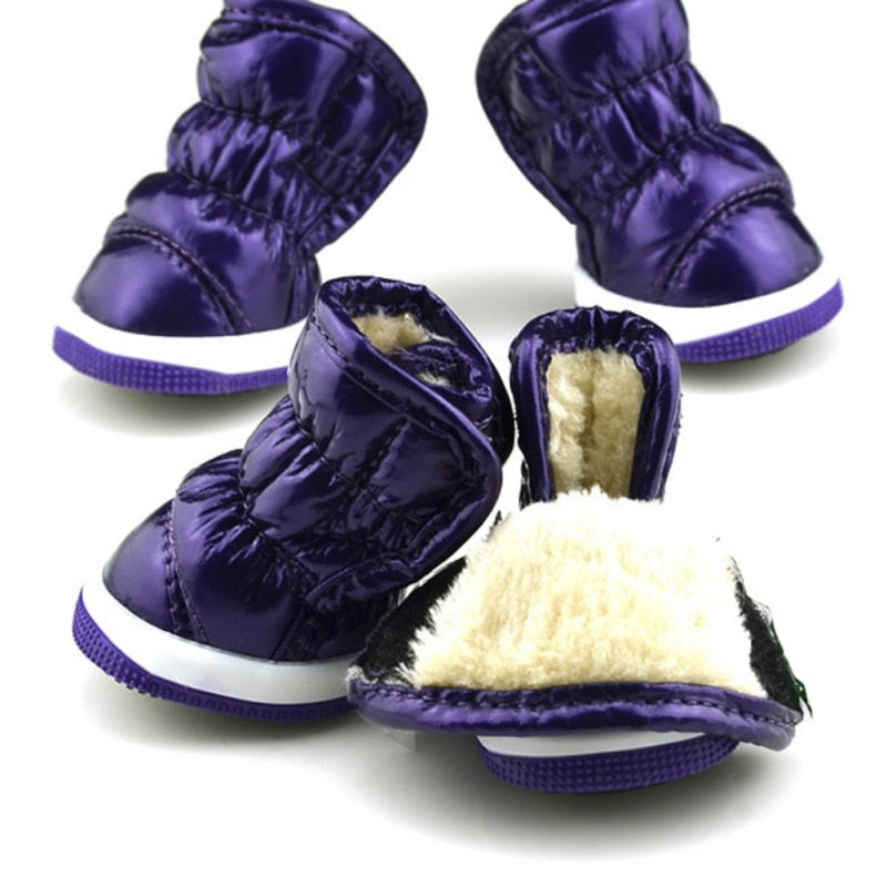 Lollipop Dogs Shoes Waterproof (Small Medium Larges Dog) (4Pcs/set)