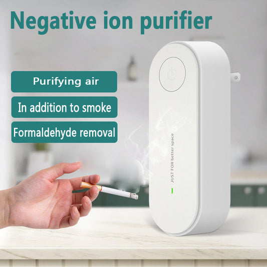 Portable Air Purifier (Air Freshener Ionizer Cleaner for Dust & Cigarette Smoke)