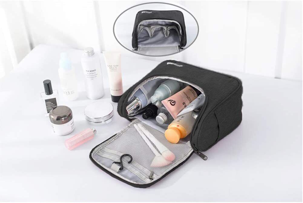 Travel Toiletry Bag For Men & Women (Cosmetics Makeup & Shaving Organizer)